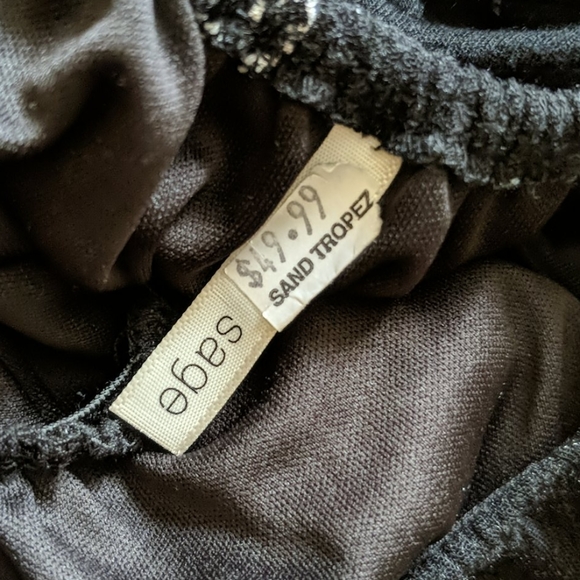 Sage Black and White Maxi Dress - Picture 3 of 3